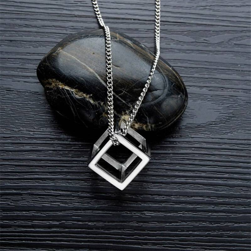 Men's Cube Necklace