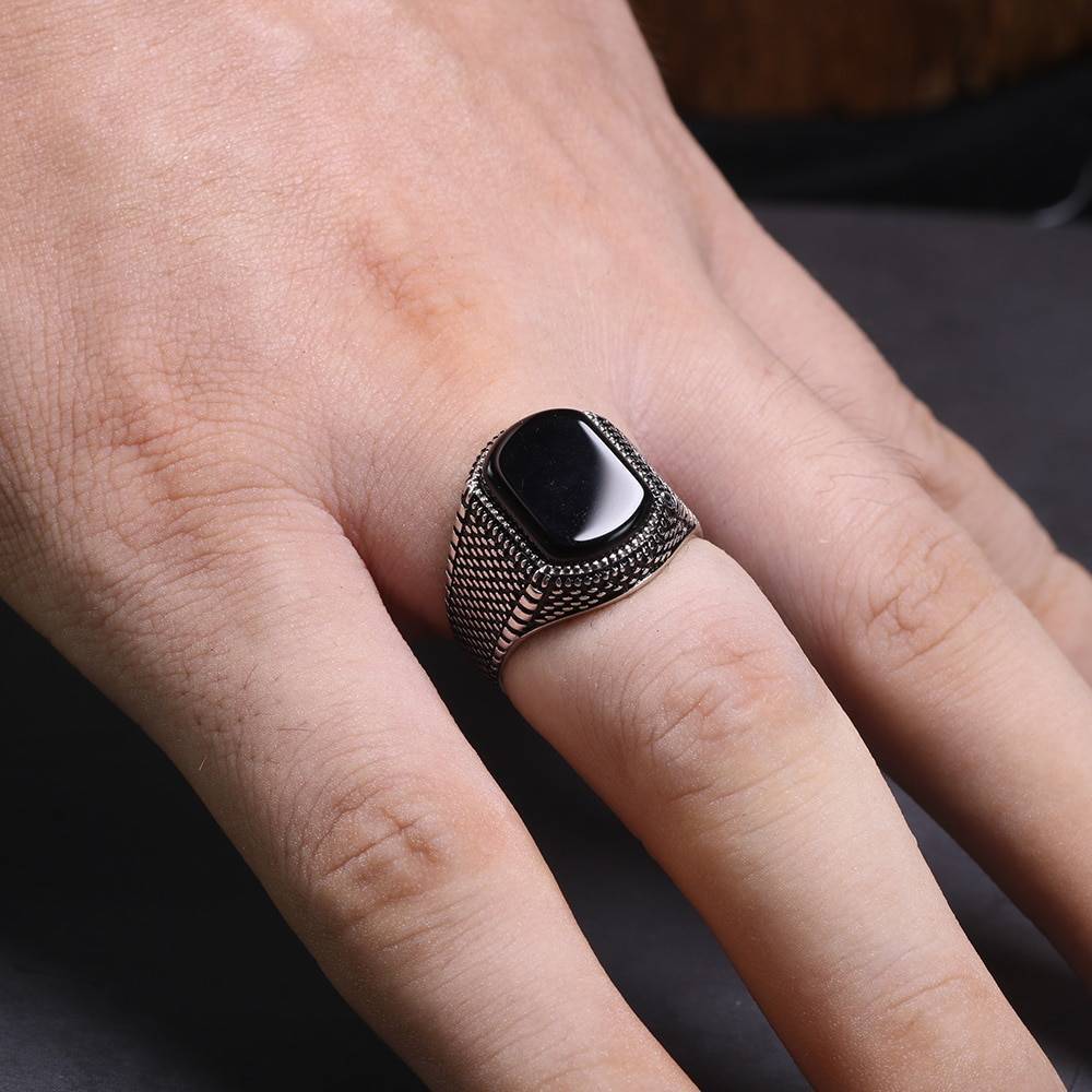 Men's Black Jewellery Ring