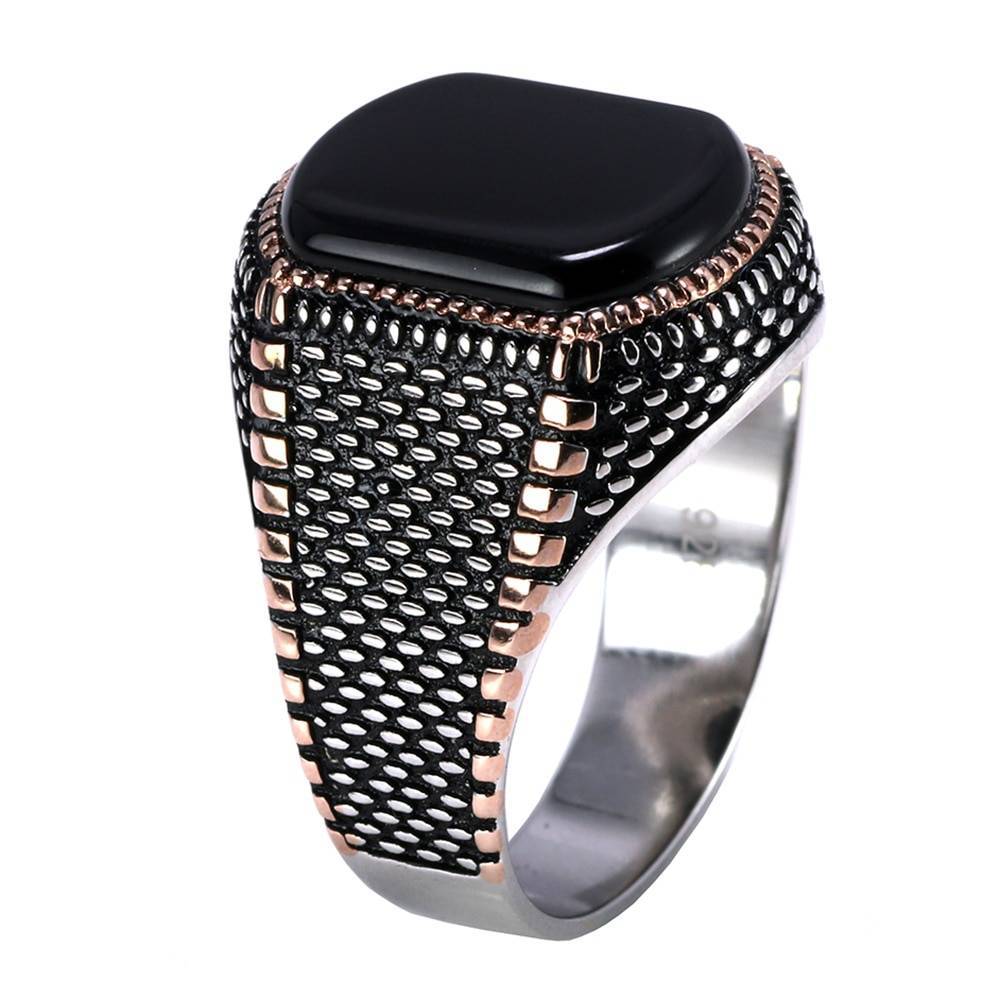 Men's Black Jewellery Ring