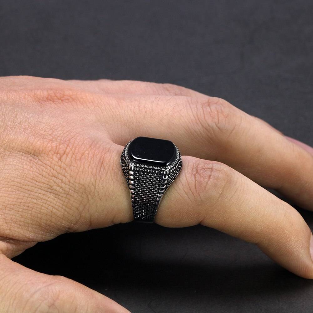 Men's Black Jewellery Ring
