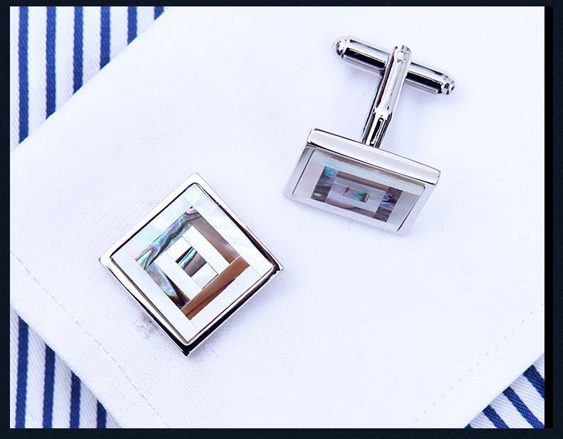 Men's Shell Cufflinks