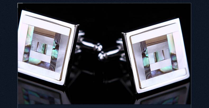 Men's Shell Cufflinks