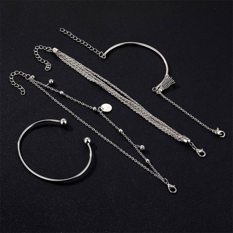 Women's Bohemian Tassel Round Bracelet