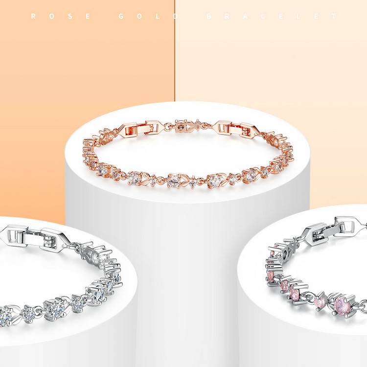 Luxury Plant Pattern Bracelet for Women