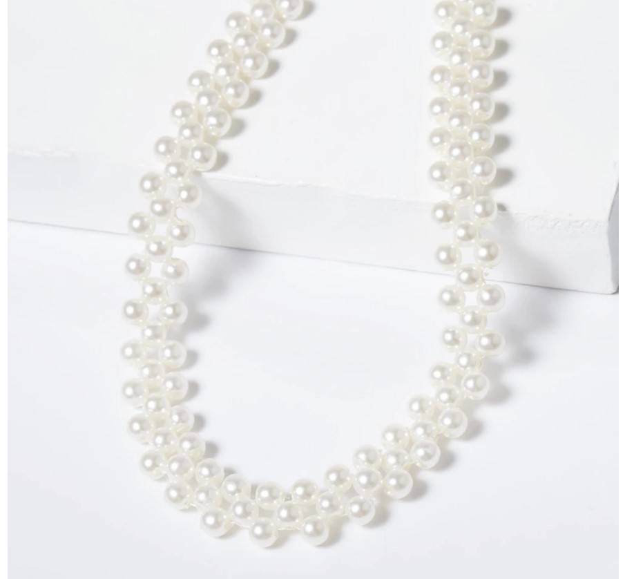 Women's Pearl Choker Necklace