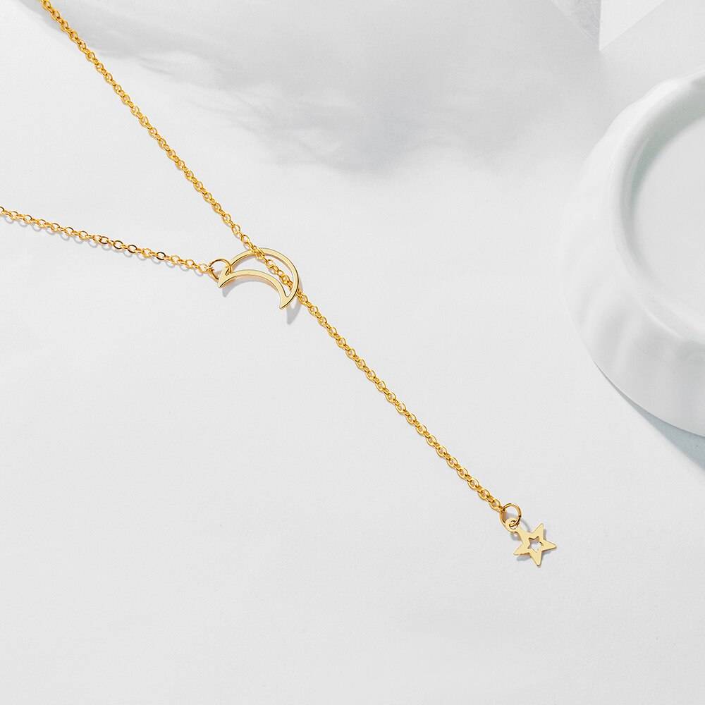 Women's Star and Moon Pendant