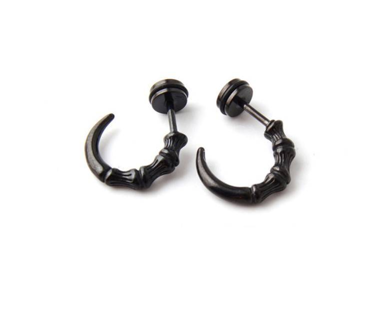 Men's Claw Shaped Stud Earrings