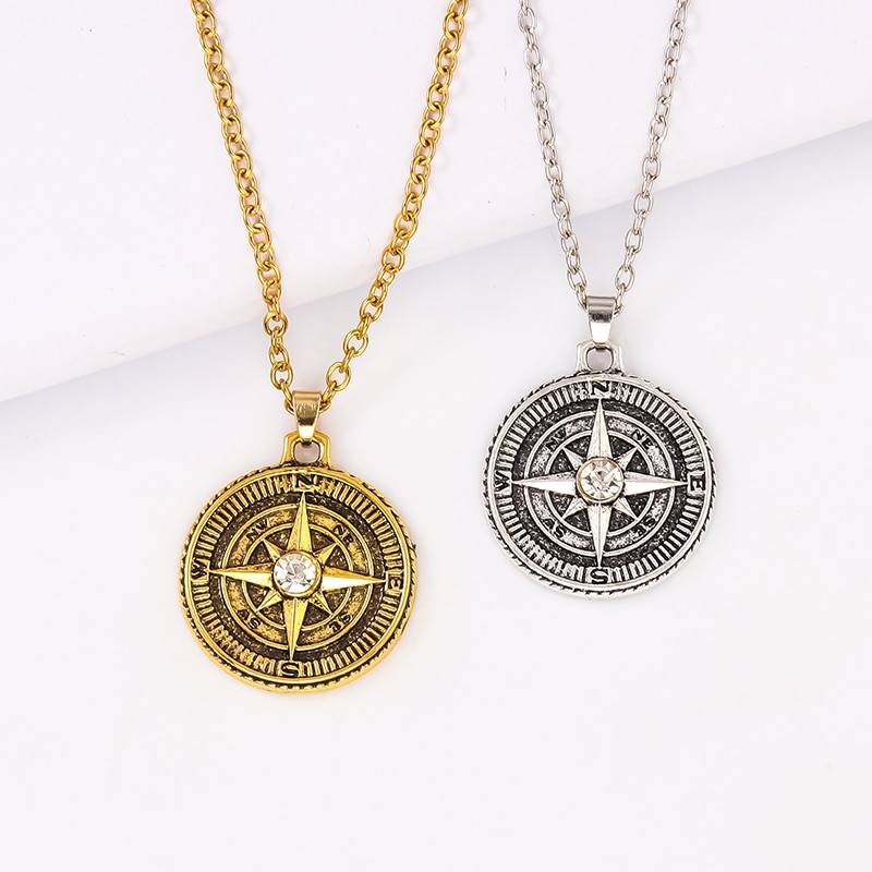Men's Compass Necklace
