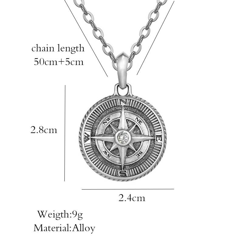Men's Compass Necklace