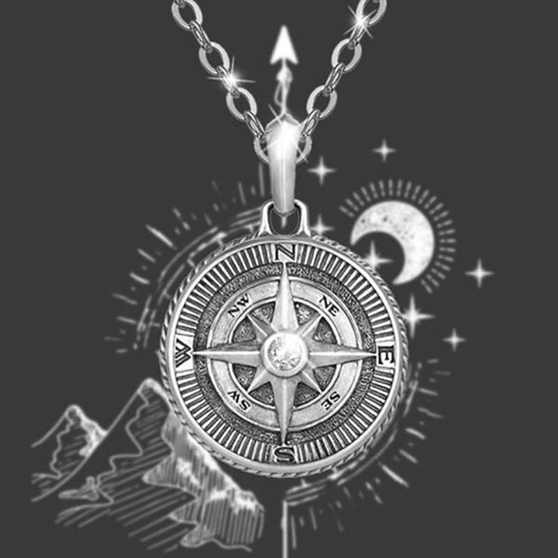 Men's Compass Necklace