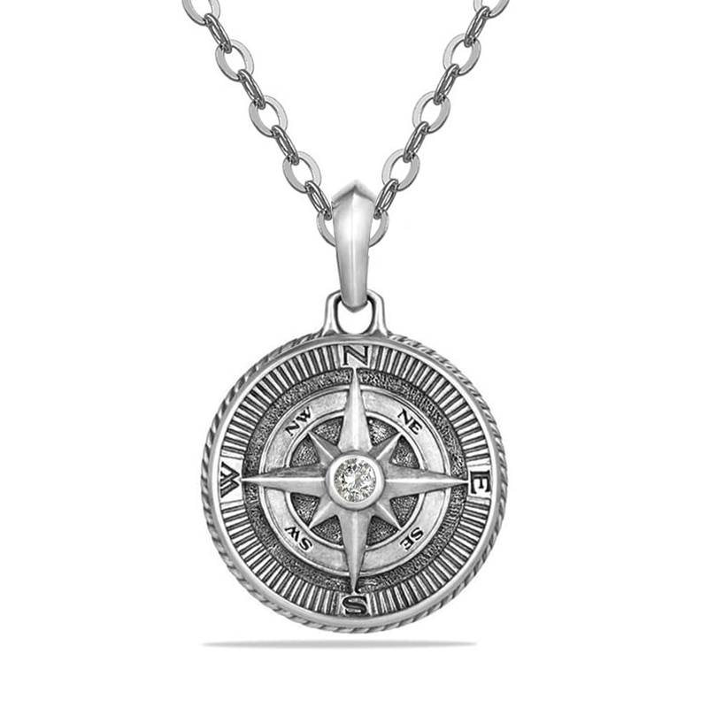 Men's Compass Necklace