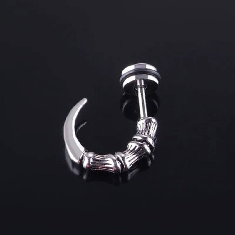 Men's Claw Shaped Stud Earrings Earrings Men Jewelry 