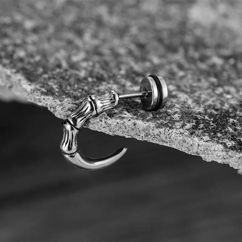 Men's Claw Shaped Stud Earrings Earrings Men Jewelry 