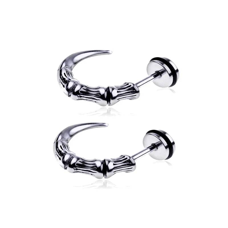 Men's Claw Shaped Stud Earrings Earrings Men Jewelry 