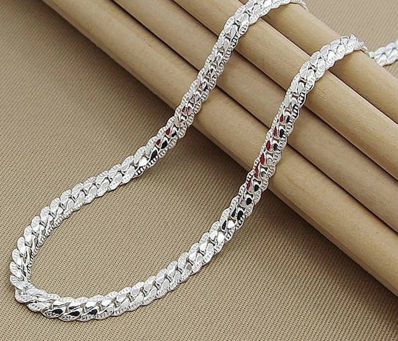 Womens Silver Plated Chain Necklace Jewelry Reimagine 