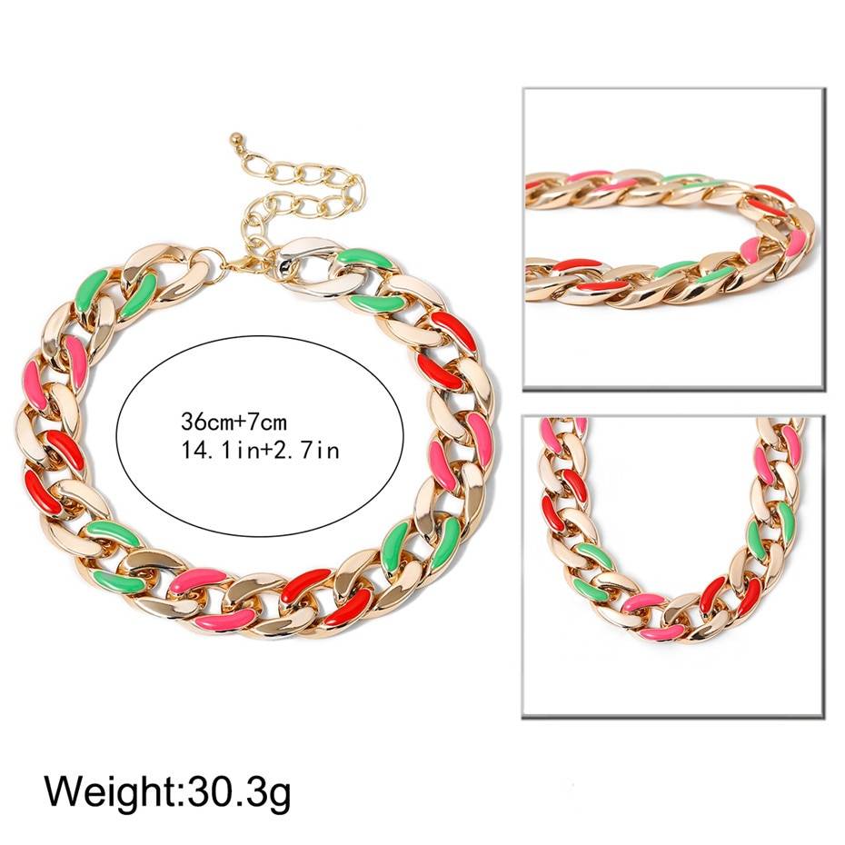 Women's Vintage Cross Chain Choker