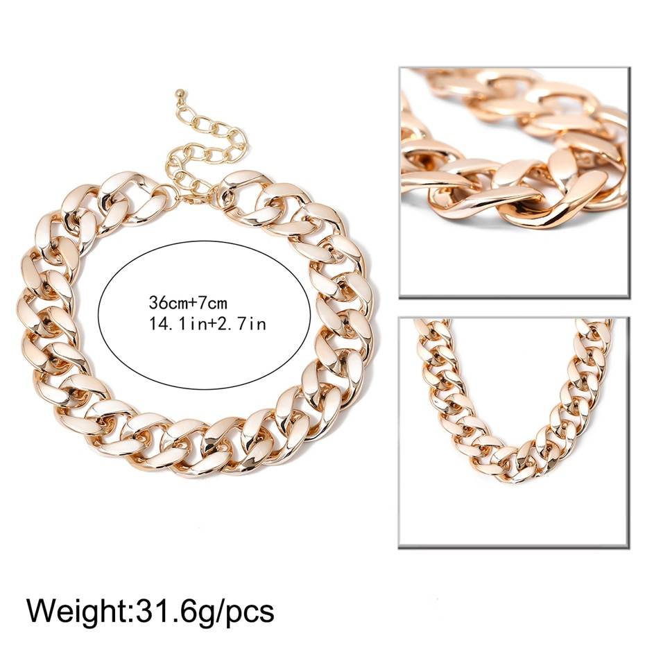 Women's Vintage Cross Chain Choker