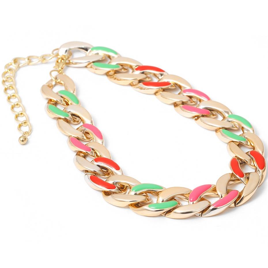 Women's Vintage Cross Chain Choker