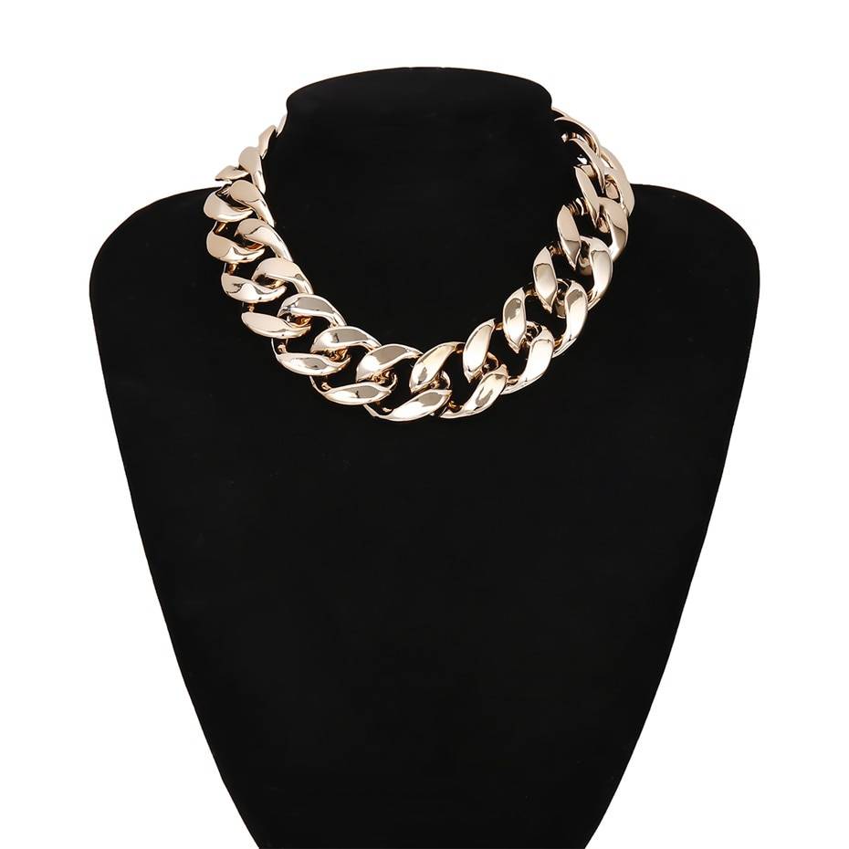 Women's Vintage Cross Chain Choker