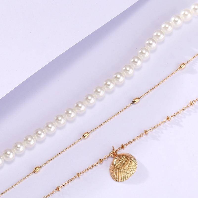 Vintage Multi-Layer Pearl Necklace for Women
