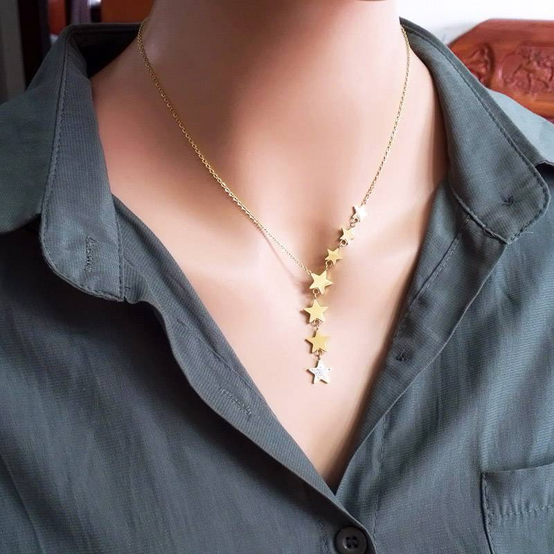 Shooting Stars Tassel Necklace for Women Necklaces Pendants Women Jewelry 