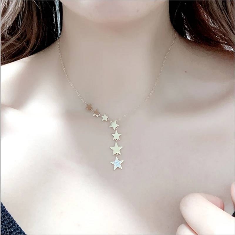 Shooting Stars Tassel Necklace for Women Necklaces Pendants Women Jewelry 