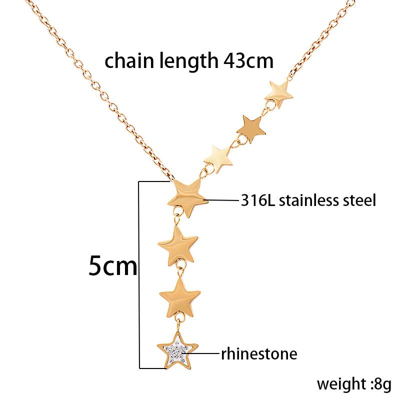 Shooting Stars Tassel Necklace for Women Necklaces Pendants Women Jewelry 