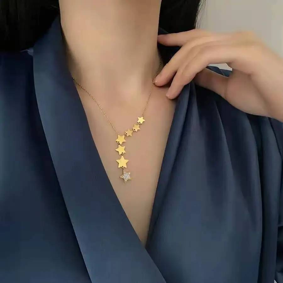 Shooting Stars Tassel Necklace for Women Necklaces Pendants Women Jewelry 