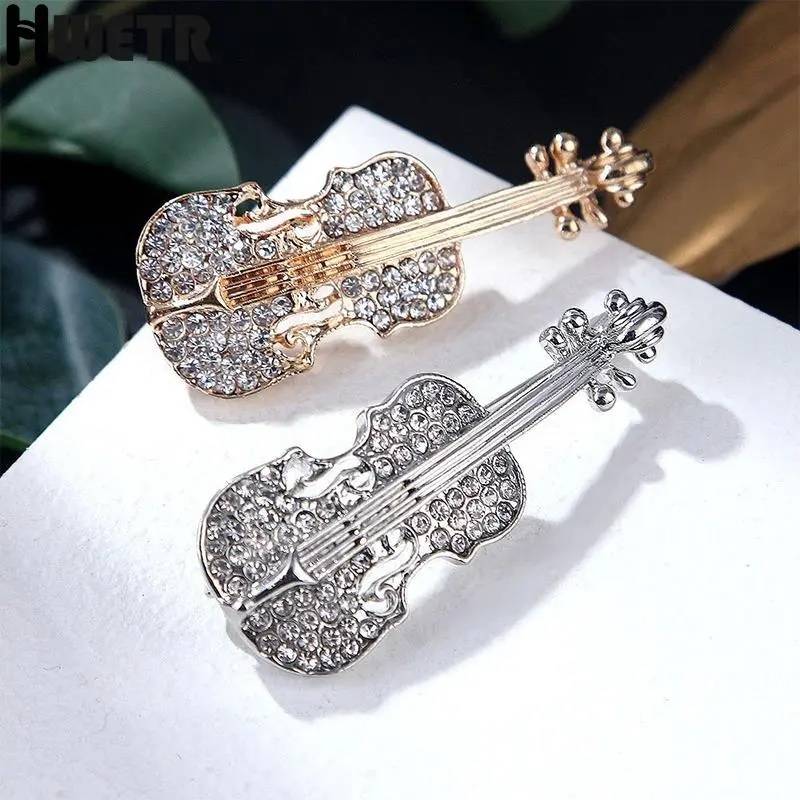 Trendy Women Violin Brooch Pin Brooches & Pins New Arrivals Women Jewelry 