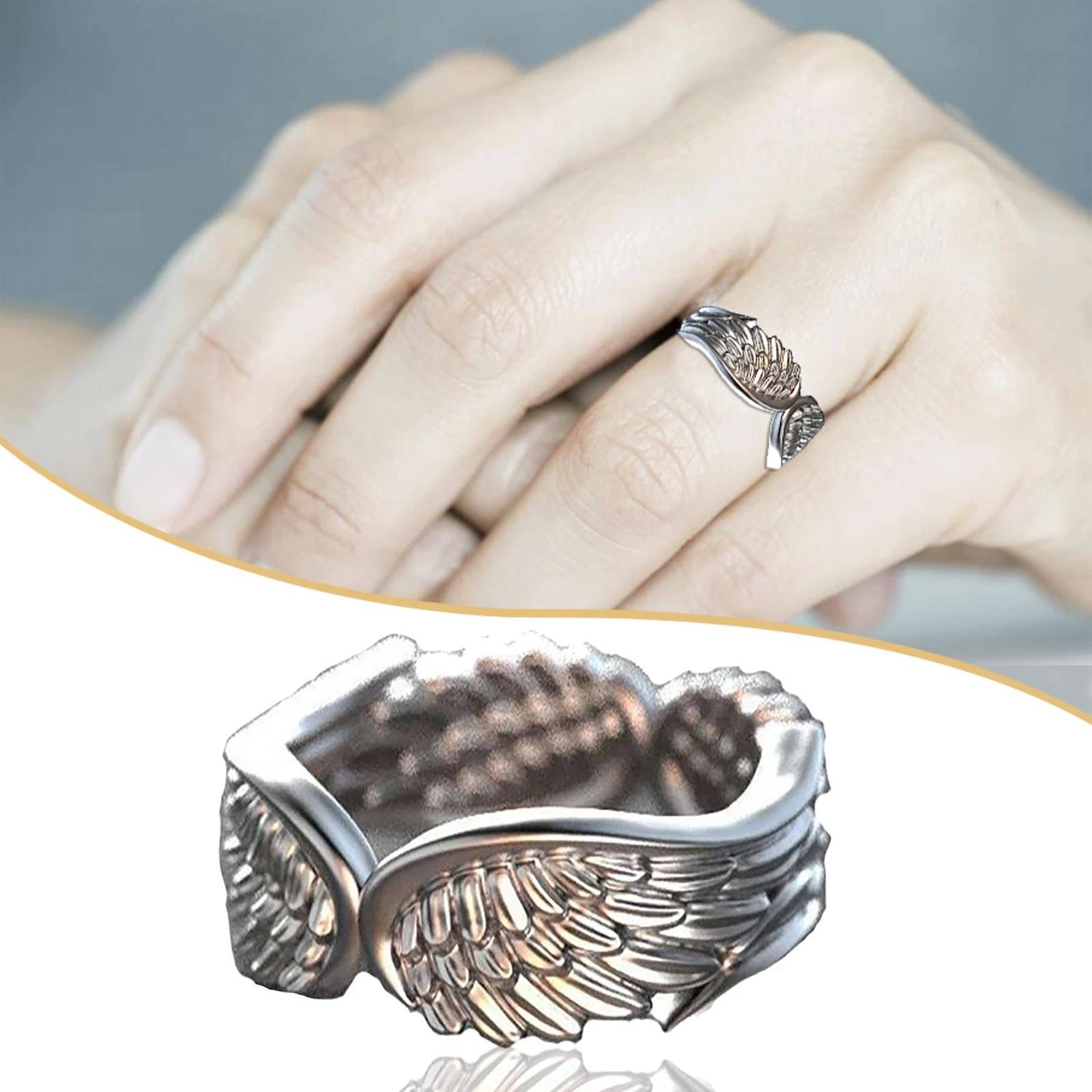 Beautiful Angel Wings Ring for Ladies Jewelry Reimagine