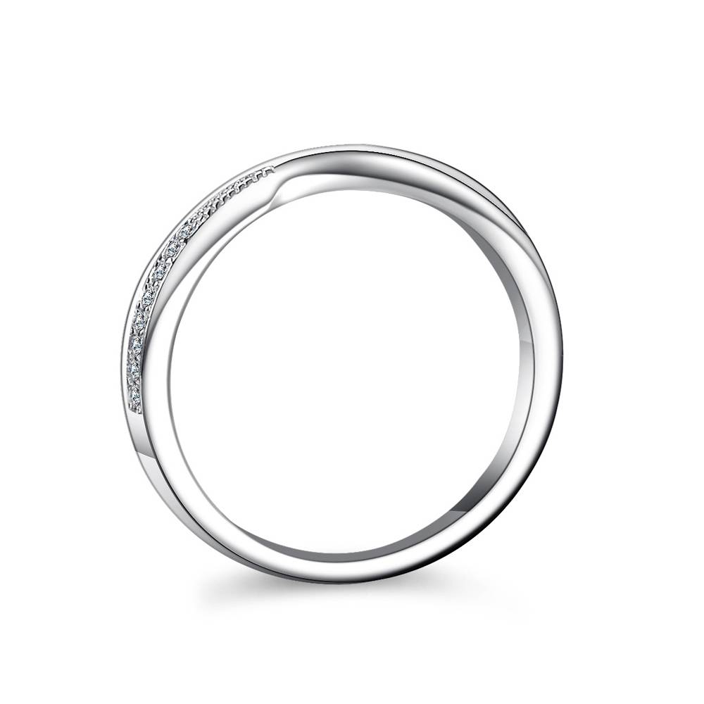 925 Sterling Silver Interwoven Engagement Ring Rings Wedding & Engagement Jewelry Women Jewelry 