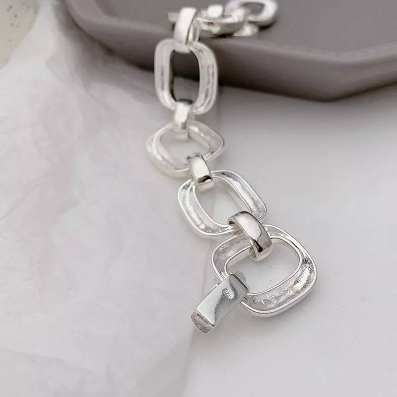 Thick Hollow Link Chains Bracelet Bracelets & Bangles New Arrivals Women Jewelry 