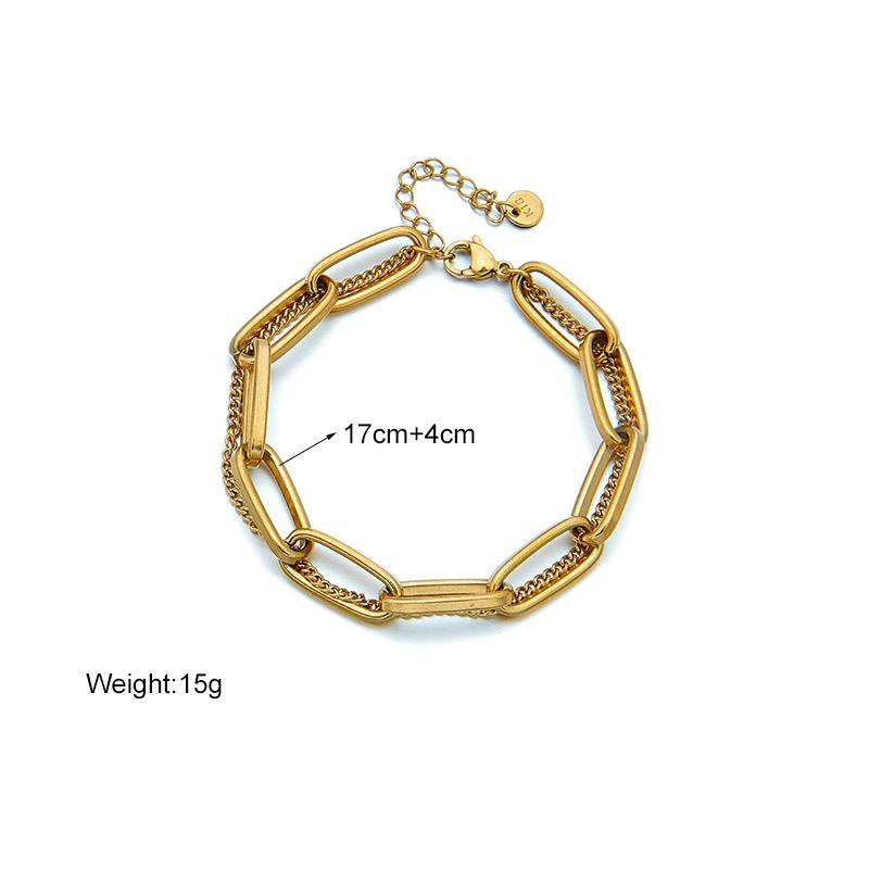 316L Stainless Steel Link Chain Bracelet for Women Bracelets & Bangles New Arrivals Women Jewelry 