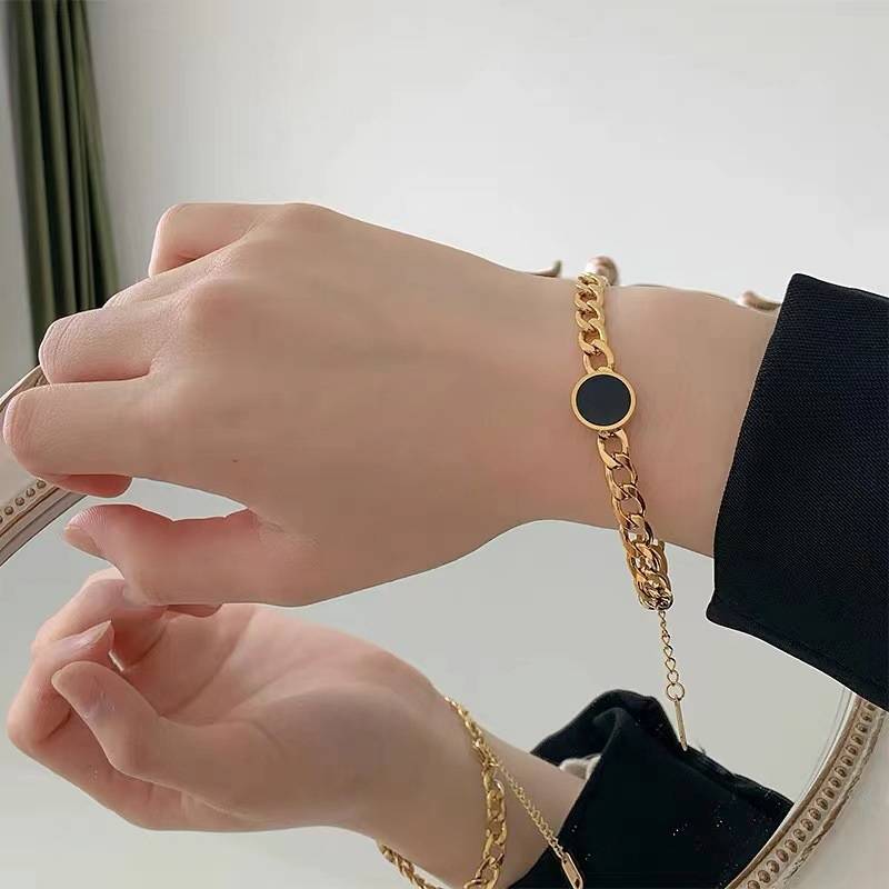 316L Stainless Steel Link Chain Bracelet for Women Bracelets & Bangles New Arrivals Women Jewelry 