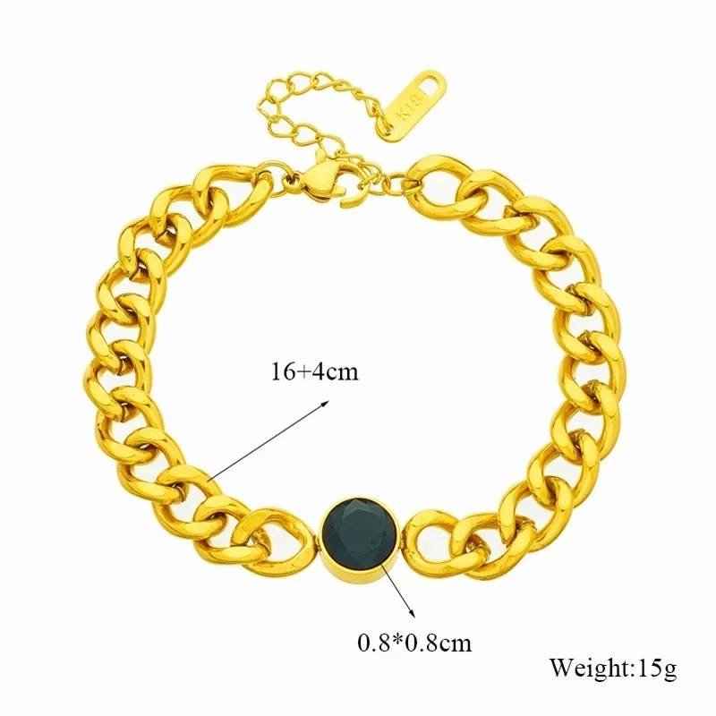 316L Stainless Steel Link Chain Bracelet for Women Bracelets & Bangles New Arrivals Women Jewelry 