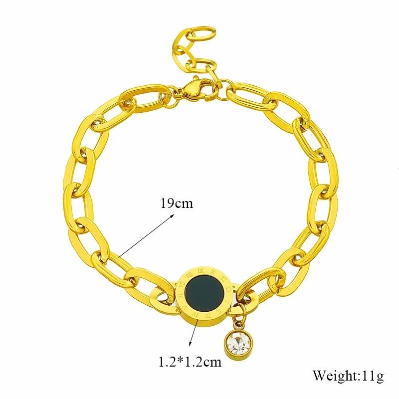 316L Stainless Steel Link Chain Bracelet for Women Bracelets & Bangles New Arrivals Women Jewelry 