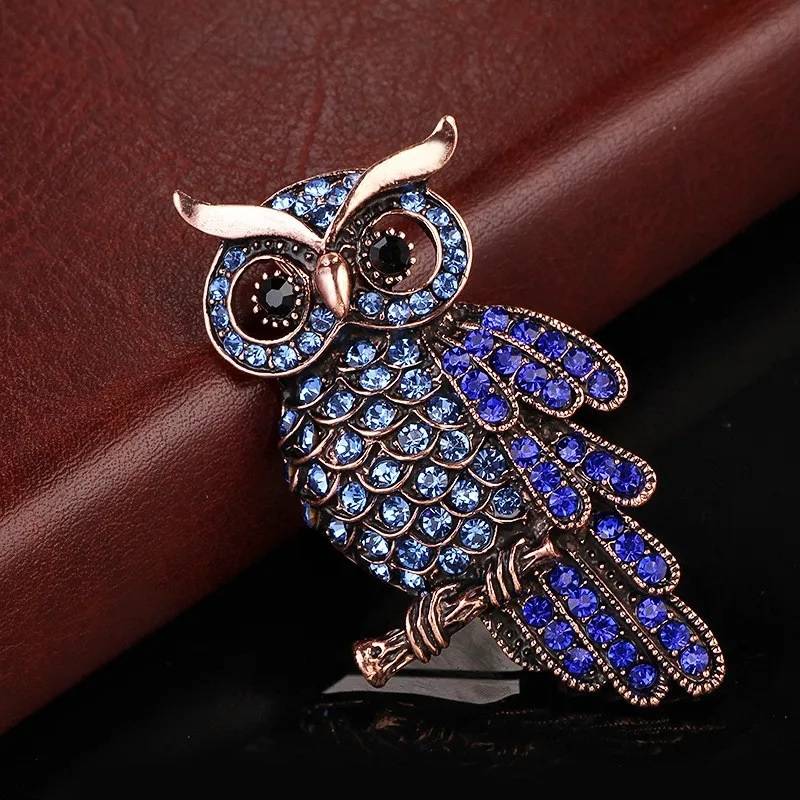 Owl Bird Animal Scarf Clip Pin Brooch Brooches & Pins Women Jewelry 