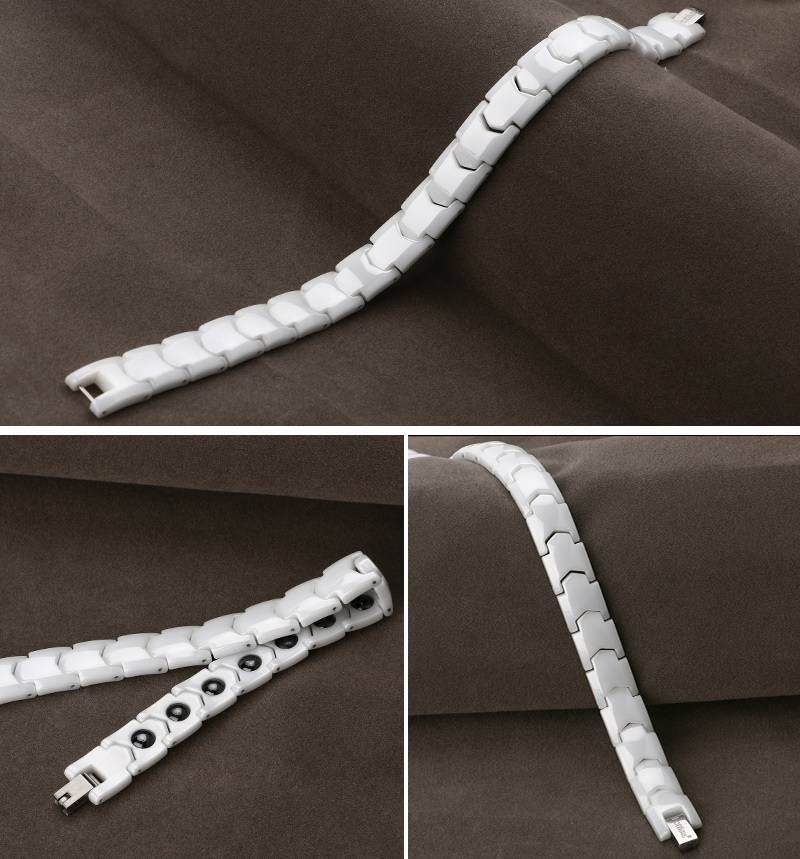 Minimalist Clean Design Magnetic Ceramic Wristband Bracelet Bracelets & Cuffs Men Jewelry New Arrivals 