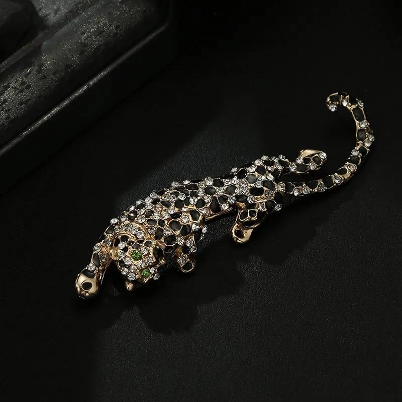 Climbing Leopard Enamel Brooch Pin Brooches & Pins New Arrivals Women Jewelry 