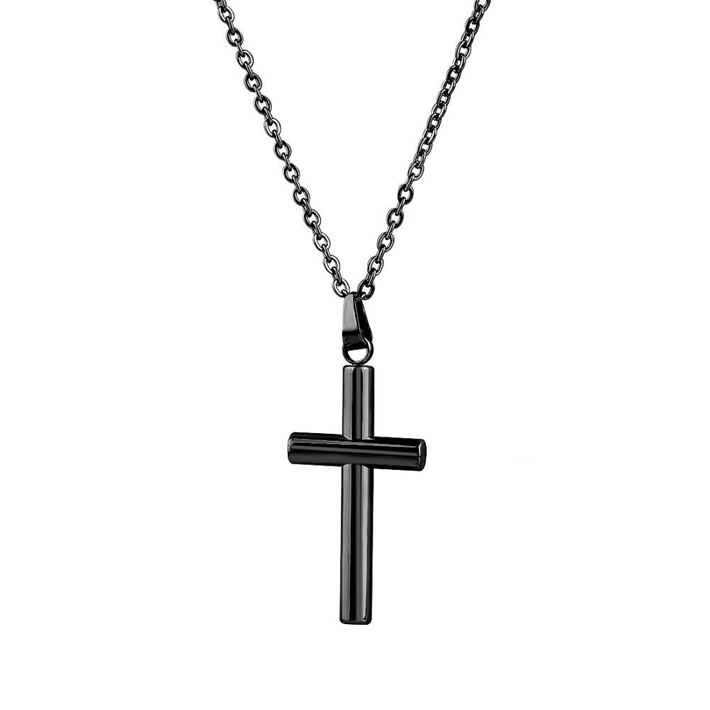 Stainless Steel Bare Cross Pendant Chain Necklace Men Jewelry Necklaces Necklaces New Arrivals Pendants Women Jewelry 