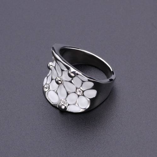 Blooming Flower Floral Cocktail Ring for Women New Arrivals Rings Women Jewelry 