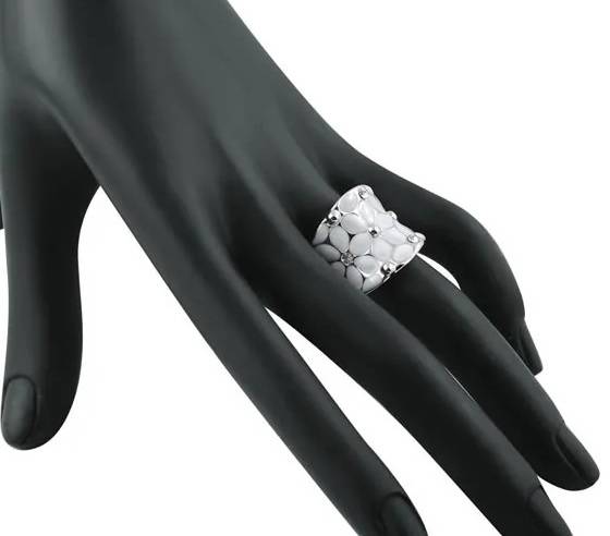 Blooming Flower Floral Cocktail Ring for Women New Arrivals Rings Women Jewelry 