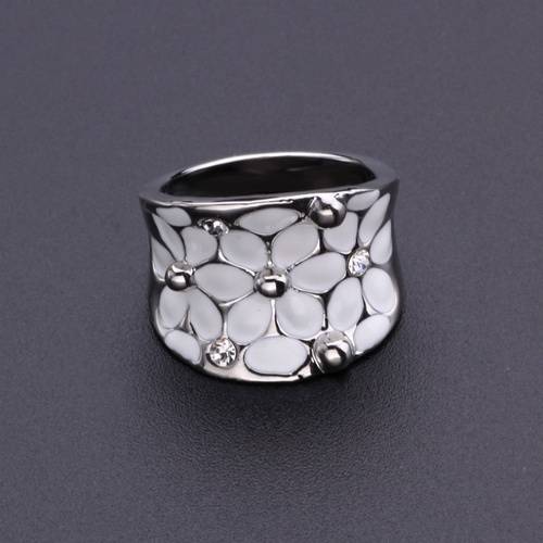 Blooming Flower Floral Cocktail Ring for Women New Arrivals Rings Women Jewelry 