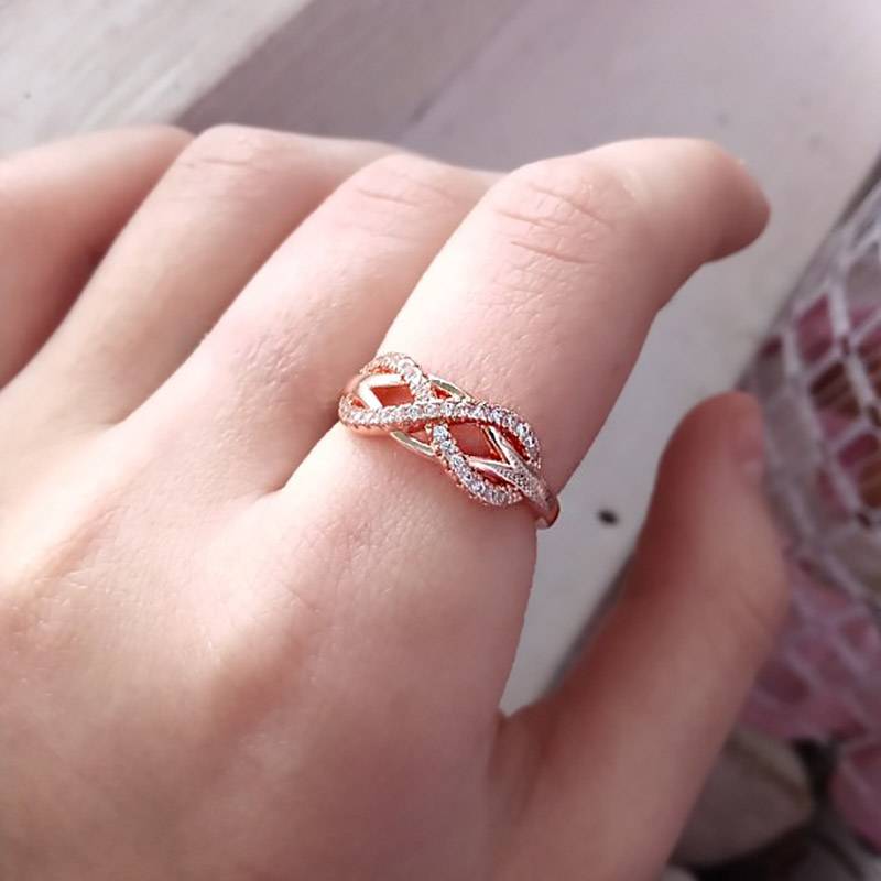 Infinite Intertwined Eternal Love Ring Rings Wedding & Engagement Jewelry Women Jewelry 