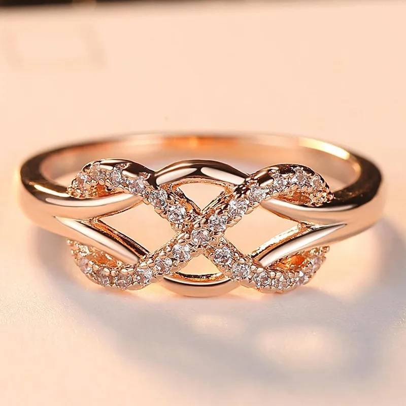 Infinite Intertwined Eternal Love Ring Rings Wedding & Engagement Jewelry Women Jewelry 