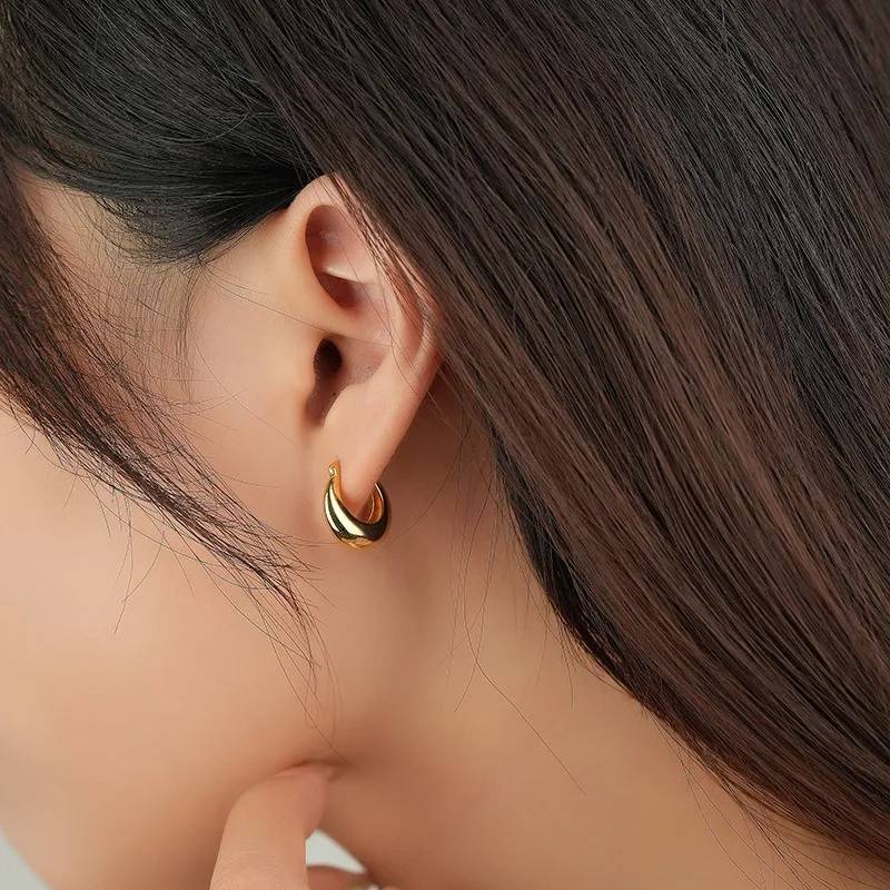 Purse Shaped Statement Hoop Earrings for Women Earrings New Arrivals Women Jewelry 