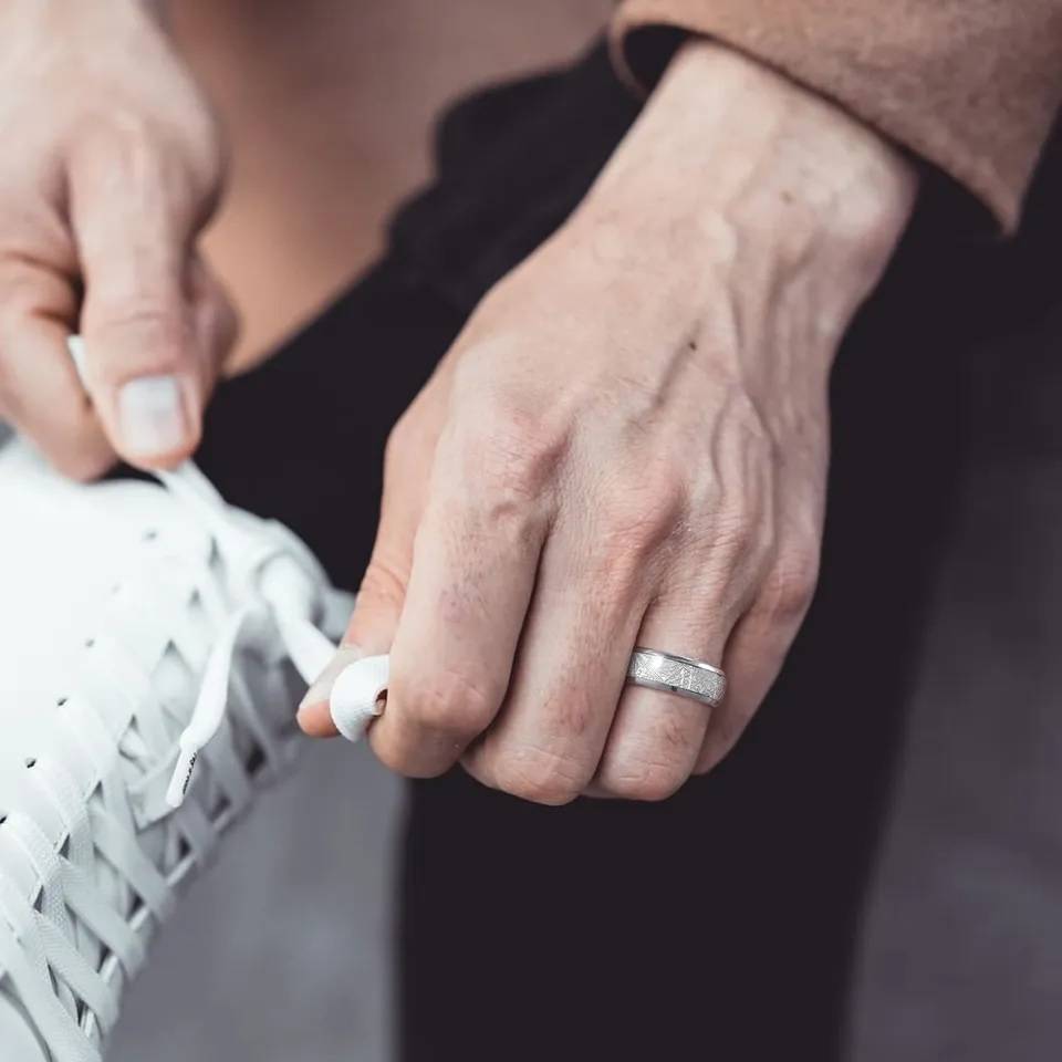 4/6/8 MM Stainless Steel Wedding Engagement Ring Men Jewelry New Arrivals Rings Rings Wedding & Engagement Jewelry Women Jewelry 