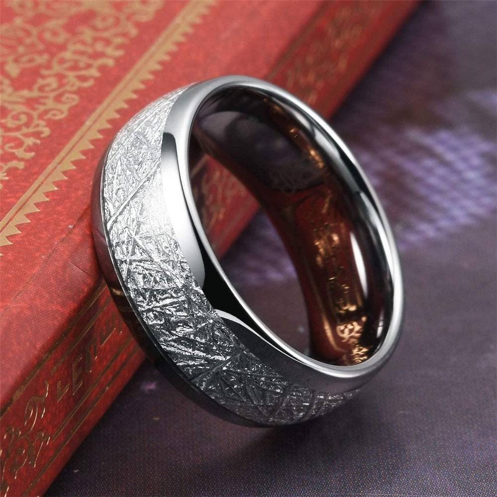4/6/8 MM Stainless Steel Wedding Engagement Ring Men Jewelry New Arrivals Rings Rings Wedding & Engagement Jewelry Women Jewelry 