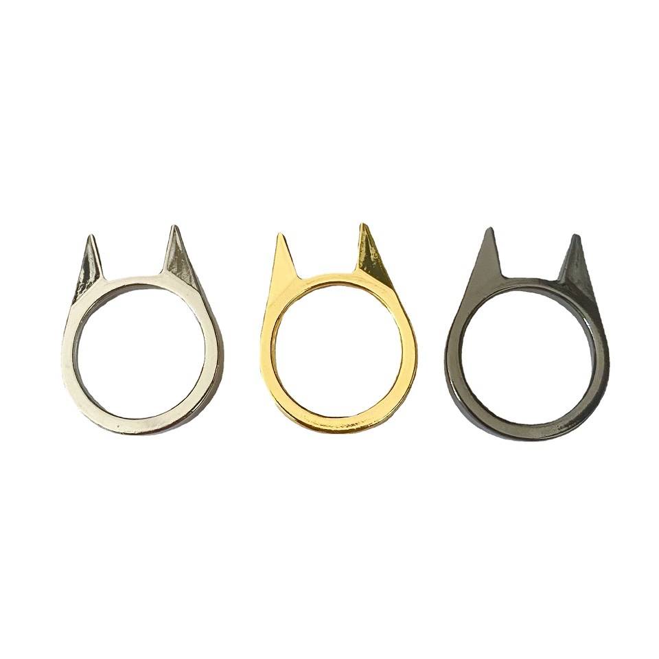 Self-Defense Protection Cat's Ears Punk Style Ring Men Jewelry New Arrivals Rings Rings Women Jewelry 