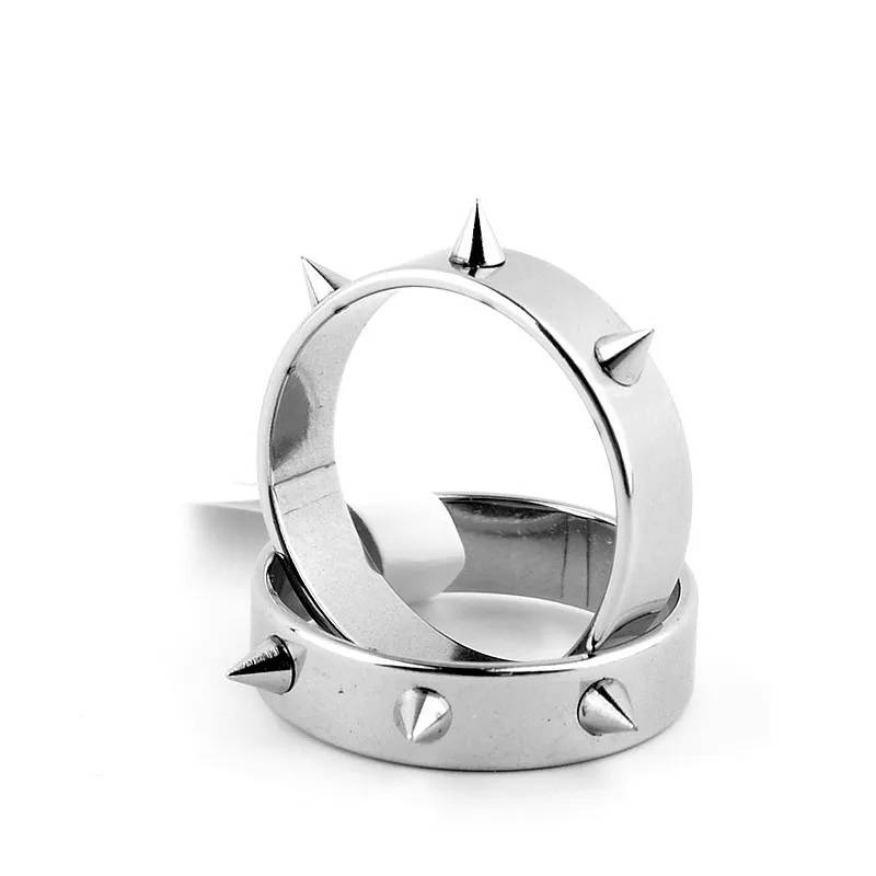 Self-Defense Stainless Steel 3 Spikes Punk Style Unisex Ring Men Jewelry New Arrivals Rings Rings Women Jewelry 